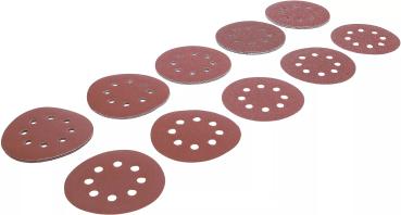BGS Schleifblatt-Satz für Exzenterschleifer Ø 125 mm K 40 - 180 25-tlg. 80817